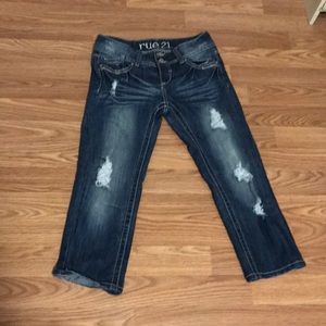 Rue 21 Crop jean pants